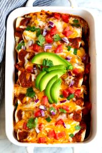 1 serving Chicken Enchiladas