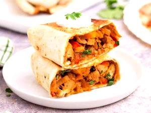 1 Serving Chicken Fajita Wrap