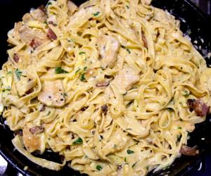 1 serving Chicken Fettuccine Carbonara