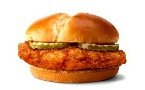 1 Serving Chicken Fillet Sandwich - Crispy