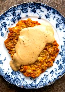 1 serving Chicken Fried Steak (Right Size Plate)