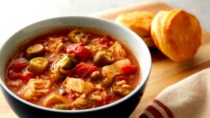1 Serving Chicken Gumbo Soup - Medium