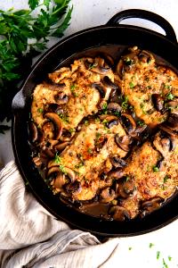 1 Serving Chicken Marsala, Lunch