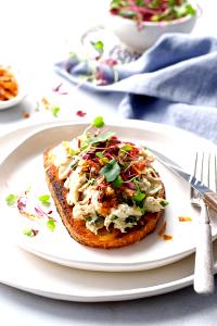 1 Serving Chicken Salad On Grilled Sourdough