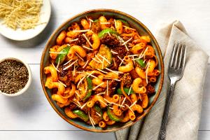 1 serving Chicken Sausage Cavatappi Bolognese