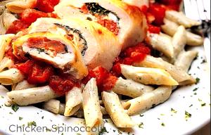 1 Serving Chicken Spinoccoli Pasta