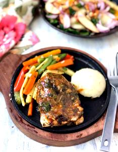 1 Serving Chicken Steak Plate**