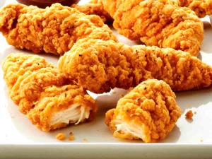 1 Serving Chicken Strips, Crispy Four
