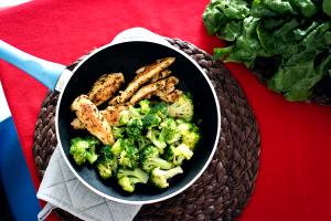 1 serving Chicken Strips with Broccoli (Kids)