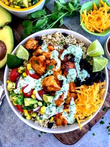 1 serving Chicken Taco Bowl (Medium)