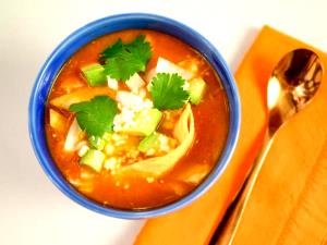 1 Serving Chicken Tortilla Soup (With Tortilla Strips)