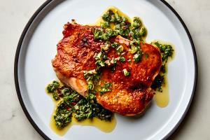 1 serving Chicken Under A Brick