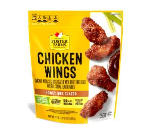 1 Serving Chicken Wing, (Barbecue Flavored, Glazed, Frozen)