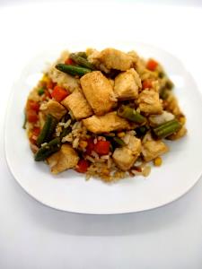 1 Serving Chicken With Mixed Vegetables (1/2 Order)