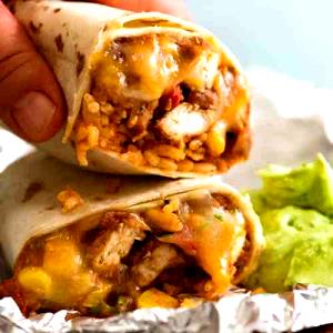 1 Serving Chicken Works Burrito