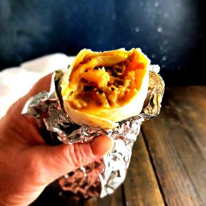 1 Serving Chili & Egg Burrito