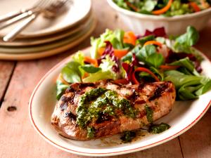 1 serving Chimichurri Pork Chops & Buttery Black Beans Over Rice