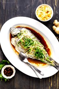 1 Serving Chinese Steamed Haddock