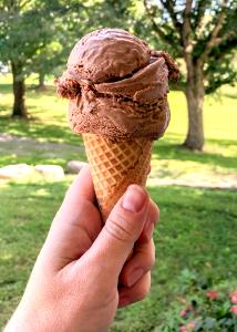 1 Serving Chocolate Almond Ice Cream