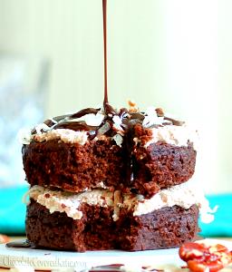 1 Serving Chocolate Cake Coconut Country Bits