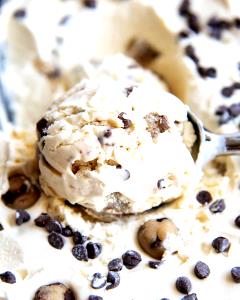 1 Serving Chocolate Chip Cookie Dough Ice Cream - 2.5 Oz Scoop
