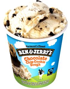 1 Serving Chocolate Chip Cookie Dough - Single Scoop Ice Cream