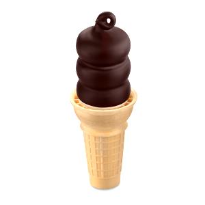 1 Serving Chocolate Cone - Large