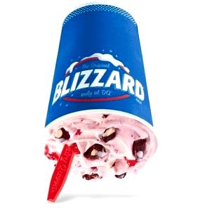 1 Serving Chocolate Dipped Strawberry Blizzard - Medium