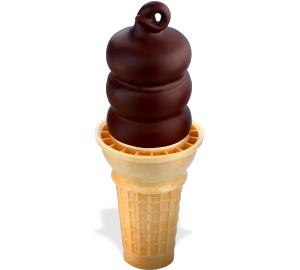 1 Serving Chocolate Dipped Vanilla Soft Serve - Kid