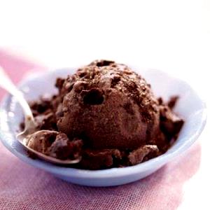 1 Serving Chocolate Fudge Ice Cream - 2.5 Oz Scoop