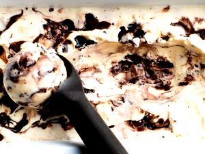 1 Serving Chocolate Fudge Ripple Ice Cream