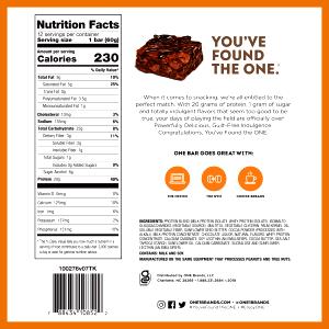 1 Serving Chocolate Nutrition Bar
