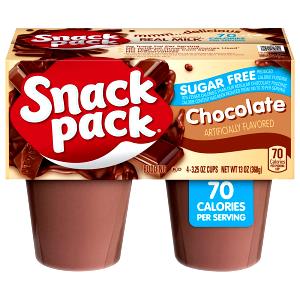 1 Serving Chocolate Pudding Snack, Sugar Free