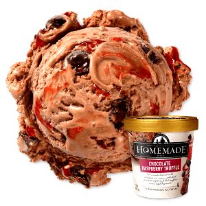 1 Serving Chocolate Raspberry Truffle Ice Cream - Love İt Size