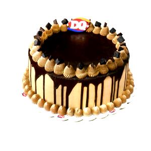1 Serving Chocolate Xtreme Blizzard Cake, 8", 1/8 Slice