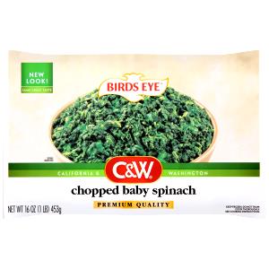 1 Serving Chopped Baby Spinach (16 Oz)