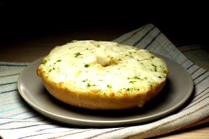 1 Serving Chopped Garlic Bagel