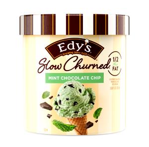 1 Serving Churned Light Mint Chocolate Chip Ice Cream