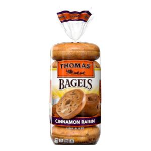 1 Serving Cinnamon Raisin Bagels