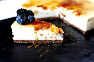 1 serving Citrus Brule Cheesecake