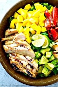 1 serving Citrus Chipotle Chicken Salad with Mango Citrus Vinaigrette