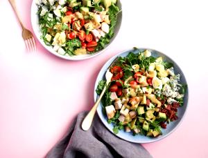 1 Serving Classic Cobb Flatbread Salad W/ Dressing