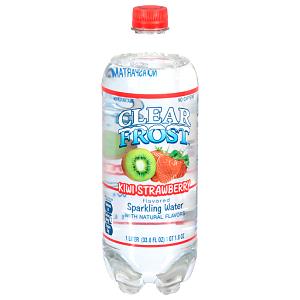 1 Serving Clear Strawberry Kiwi Sparkling Water Beverage Sugar Free