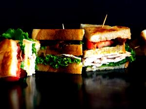 1 Serving Club Sandwich, 6"