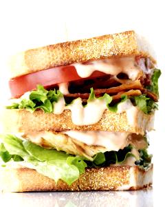 1 Serving Club W/ Grilled Chicken