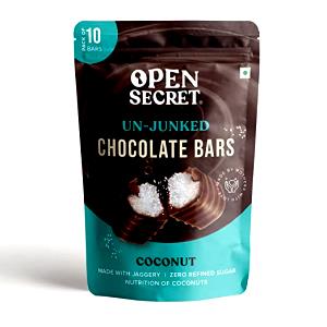 1 Serving Coconut Bar - Premium Dark Chocolate