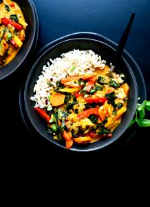 1 Serving Coconut Curry Vegetables