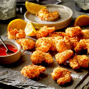 1 Serving Coconut Shrimp Bites For Dinner