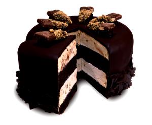 1 Serving Coffeehouse Crunch - 6" Round Cake