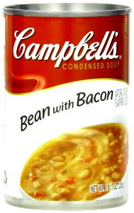 1 Serving Condensed Soup - Bean With Bacon